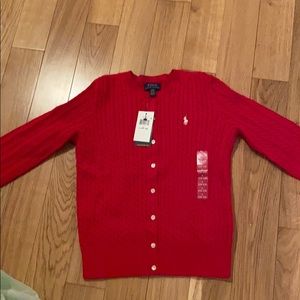 Girls size LG - 12/14 Ralph Lauren Cardigan